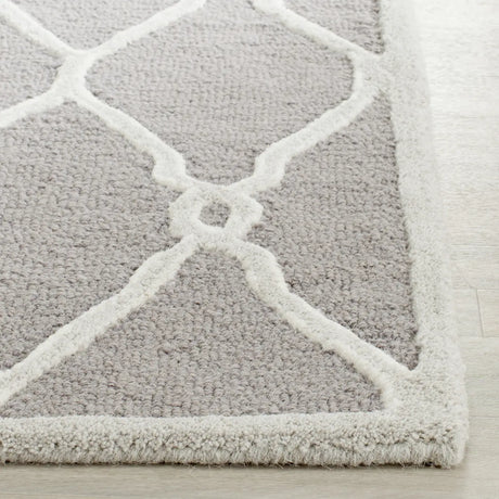 Safavieh Cambridge 2'-6" x 10'-0" Rug in Dark Grey / Ivory