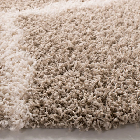 Safavieh Sgd-Dallas Shag 6'-0" x 6'-0" Rug in Beige / Ivory