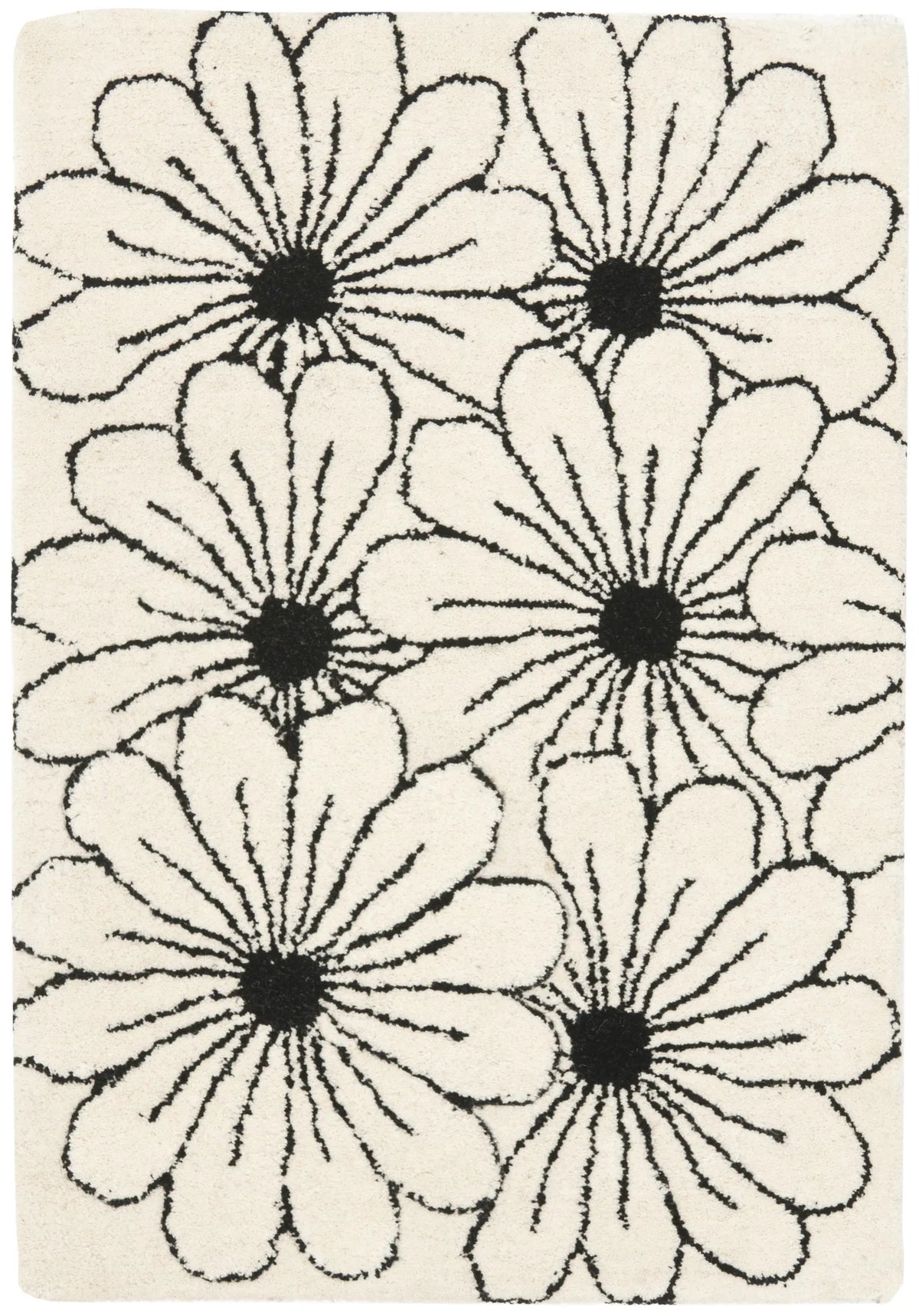 Safavieh Soho 2'-0" x 3'-0" Rug in Ivory / Black