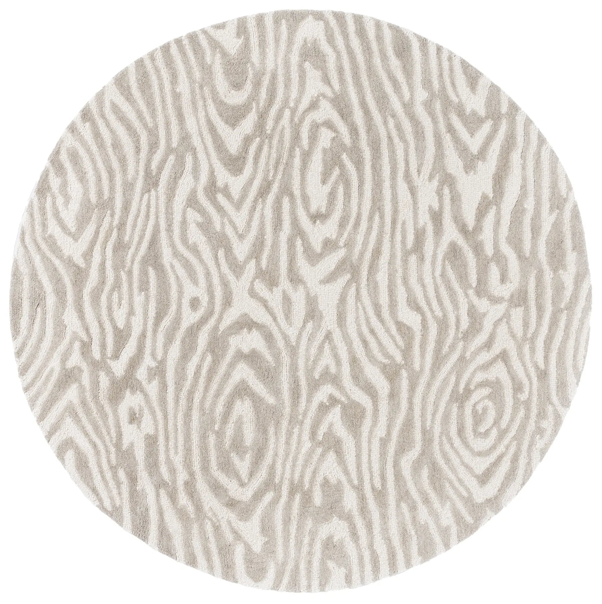 Safavieh Ebony 6'-0" x 6'-0" Rug in Grey / Ivory