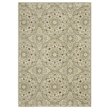 Oriental Weavers Sphinx Florence 4334E Green/ Ivory Rugs - main flat