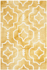 Safavieh Dip Dye 2'-0" x 3'-0" Rug in Gold / Ivory