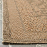 Safavieh Courtyard 8'-0" x 11'-0" Rug in Natural / Gold