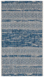 Safavieh Courtyard 2'-0" x 3'-7" Rug in Navy / Grey