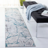 Safavieh Amelia 2'-0" x 8'-0" Rug in Grey / Aqua