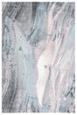 Safavieh Glacier 4'-0" x 6'-0" Rug in Pink / Blue