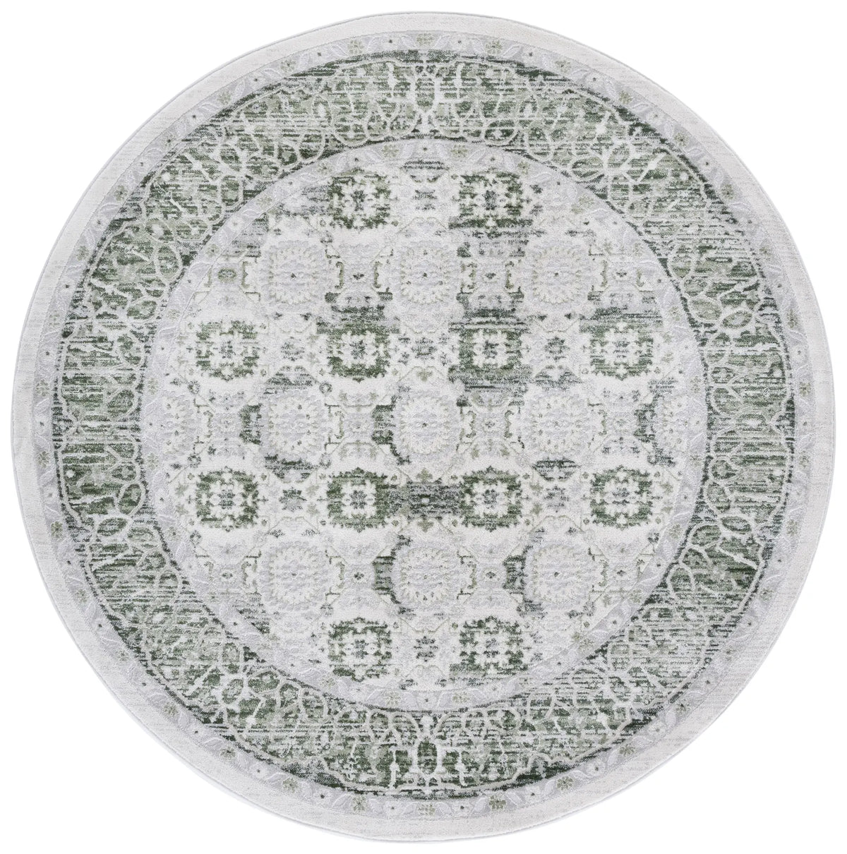 Safavieh Prestige 6'-7" x 6'-7" Rug in Ivory / Light Green