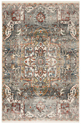 Safavieh Vintage Persian 4'-0" x 6'-0" Rug in Charcoal / Olive