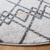 Safavieh Amsterdam 6'-7" x 6'-7" Rug in Grey / Ivory