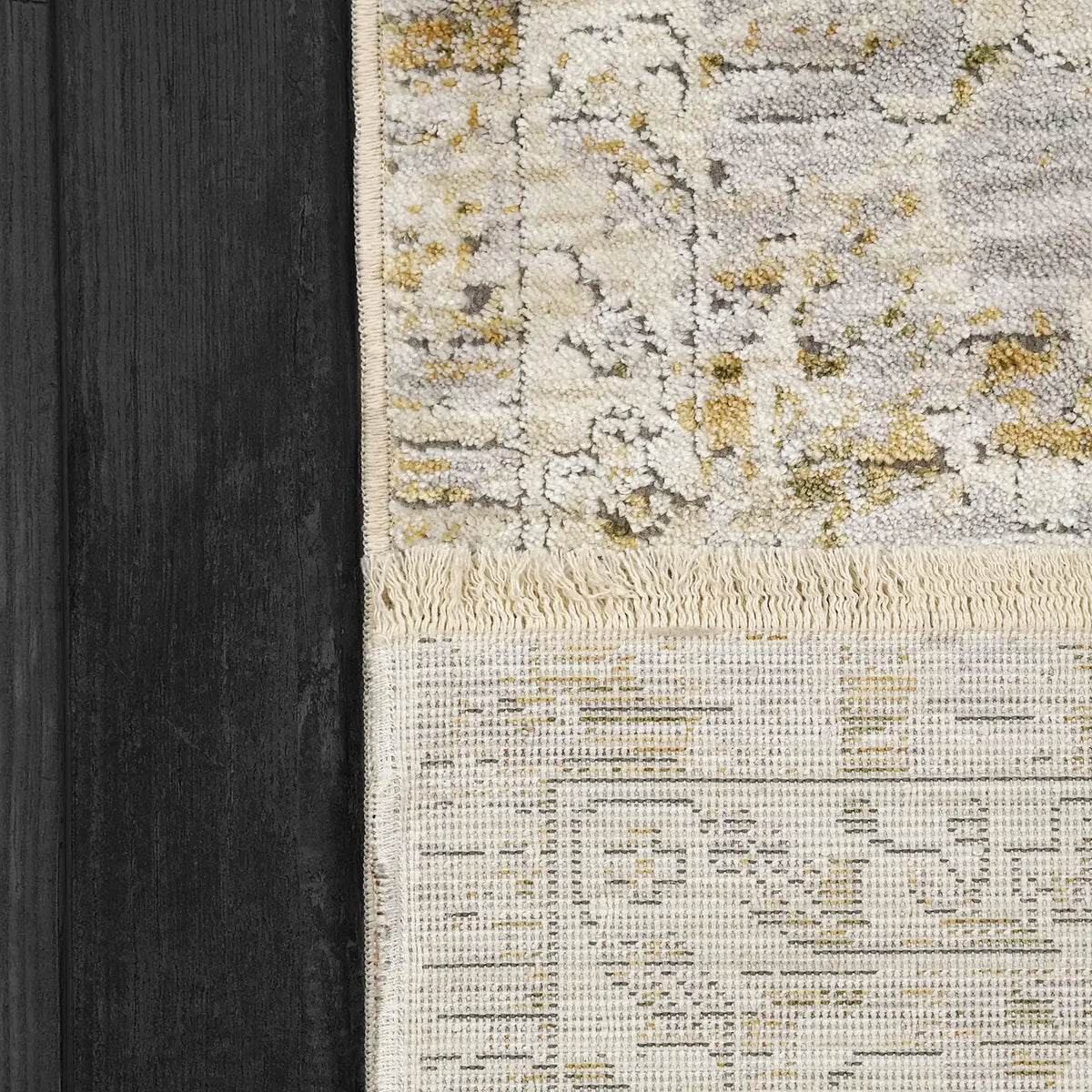 Dynamic Rugs Skyler 6711 Grey/Green Rug - Corner