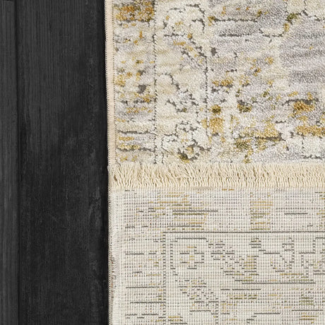 Dynamic Rugs Skyler 6711 Grey/Green Rug - Corner