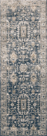 Loloi Teagan Tea-03 Denim/Pebble Rugs - runner flat