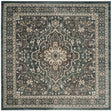 Safavieh Lyndhurst 7'-0" x 7'-0" Rug in Teal / Grey
