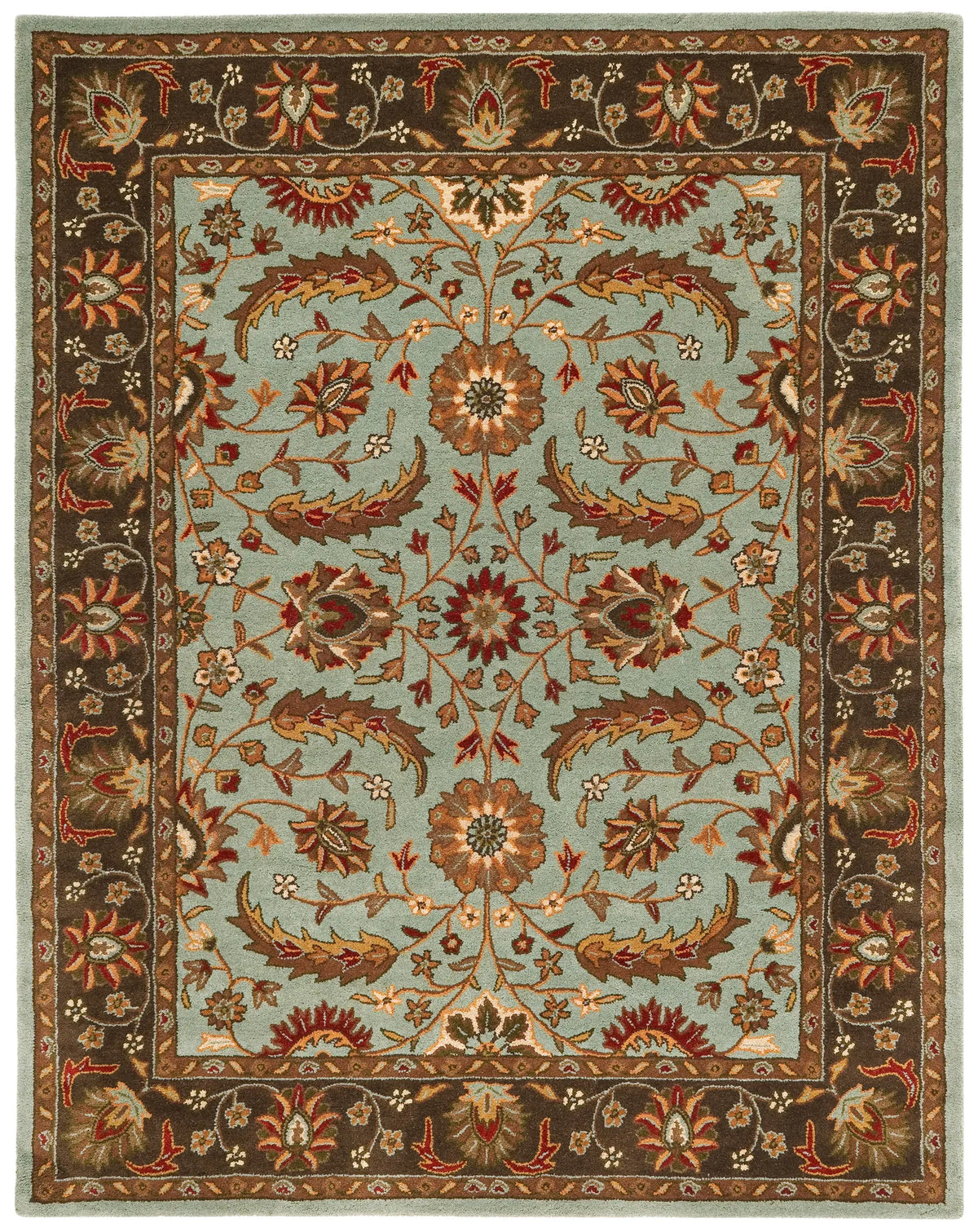 Safavieh Heritage 9'-6" x 13'-6" Rug in Blue / Brown