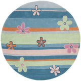 Safavieh Safavieh Kids 6'-0" x 6'-0" Rug in Blue / Multi