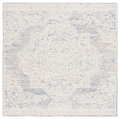 Safavieh Abstract 6'-0" x 6'-0" Rug in Ivory / Blue