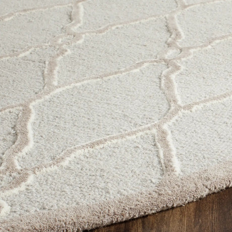 Safavieh Cambridge 6'-0" x 6'-0" Rug in Light Grey / Ivory