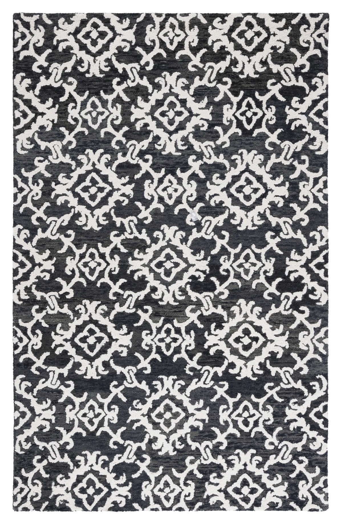 Safavieh Blossom 4'-0" x 6'-0" Rug in Black / Ivory