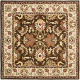 Safavieh Heritage 6'-0" x 6'-0" Rug in Brown / Beige