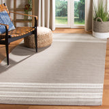 Safavieh Dhurries 5'-0" x 8'-0" Rug in Light Brown
