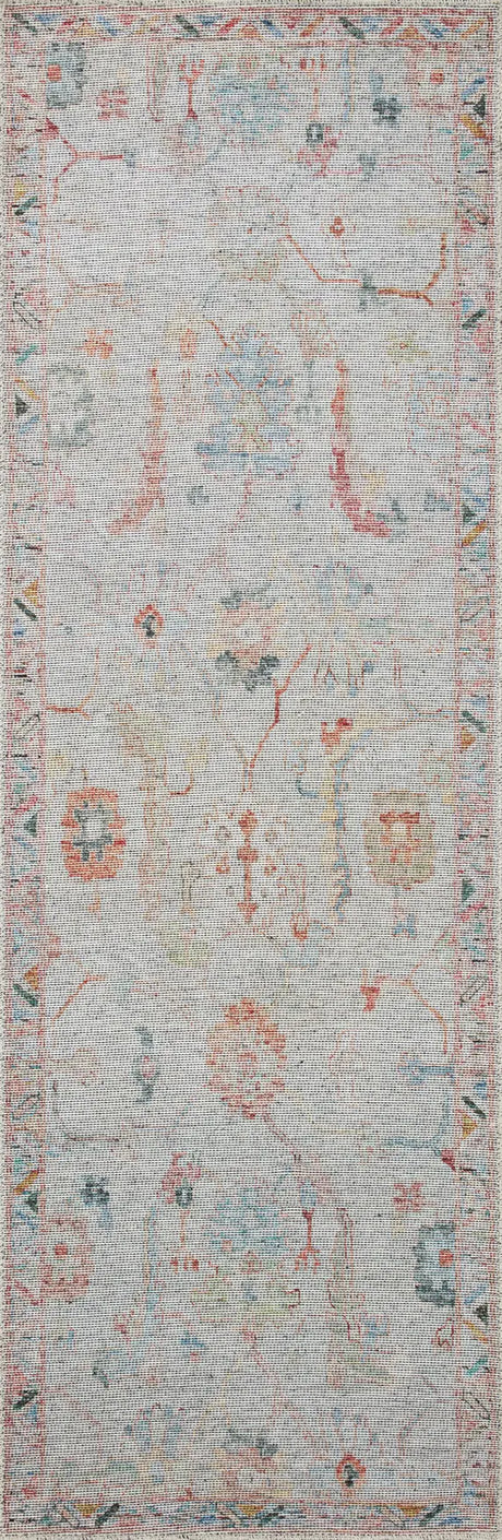 Loloi Elysium Ely-01 Pebble/Multi Rug - runner flat