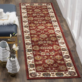 Safavieh Summit 2'-3" x 8'-0" Rug in Red / Ivory