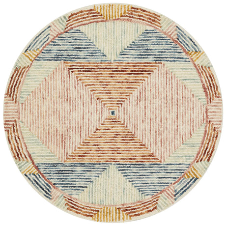 Loloi Spectrum Spe-01 Ivory/Multi Rugs - round flat