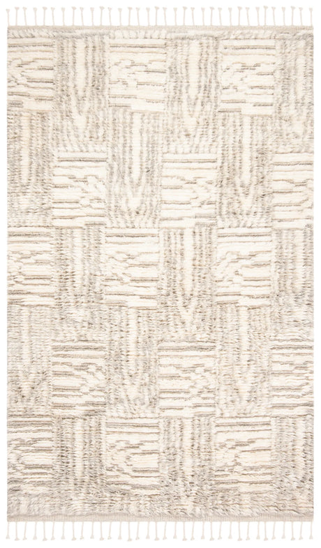 Safavieh Manhattan 4'-0" x 6'-0" Rug in Ivory / Grey