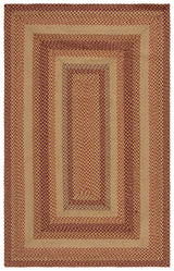 Safavieh Braided 4'-0" x 6'-0" Rug in Yellow / Red