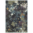 Oriental Weavers Sphinx Evolution 8029A Navy/Green Rugs - main flat