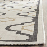 Safavieh Courtyard 6'-7" x 9'-6" Rug in Beige / Black