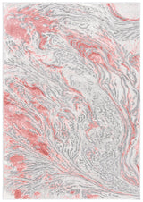 Safavieh Meadow 500 4'-0" x 6'-0" Rug in Grey / Pink
