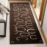 Safavieh Soho 2'-6" x 12'-0" Rug in Brown / Ivory