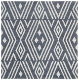 Safavieh Micro-Loop 5'-0" x 5'-0" Rug in Navy / Blue