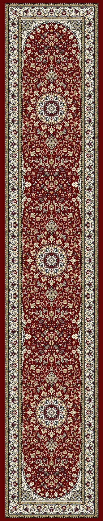 Dynamic Rugs Ancient Garden 57119 Red / Ivory Rugs - Runner