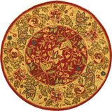Safavieh Chelsea 4'-0" x 4'-0" Rug in Red / Ivory