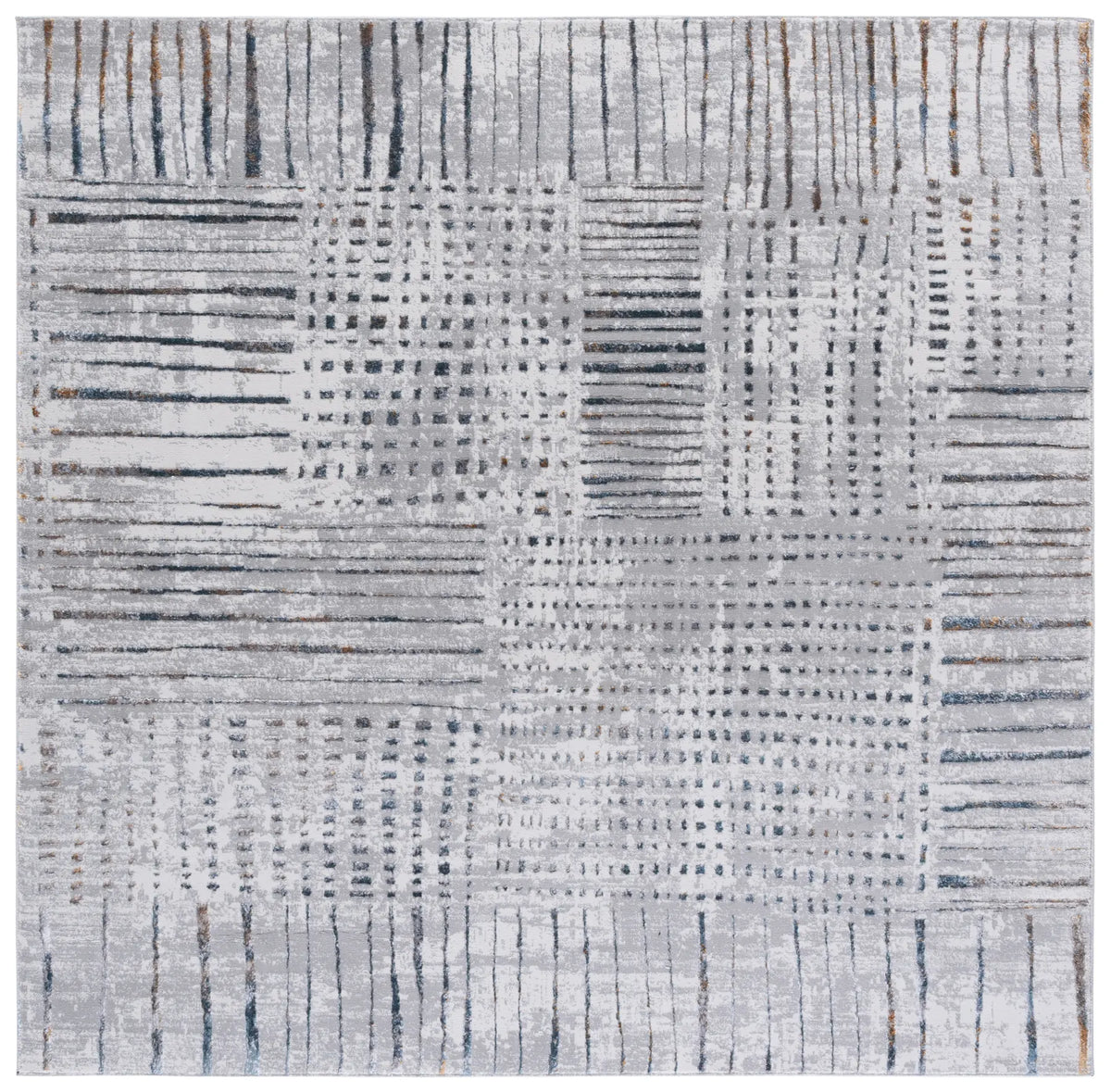 Safavieh Sonoma 6'-7" x 6'-7" Rug in Grey / Ivory