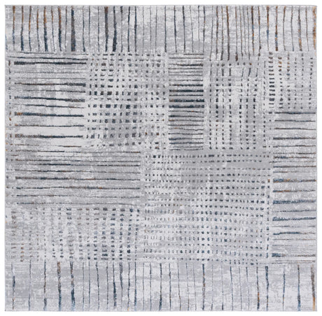 Safavieh Sonoma 6'-7" x 6'-7" Rug in Grey / Ivory