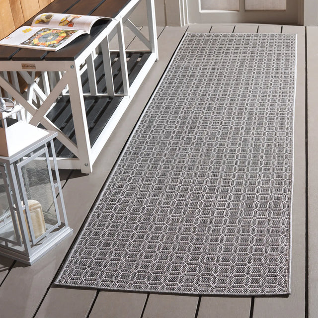 Safavieh Terrace 800 2'-3" x 8'-0" Rug in Grey / Dark Grey