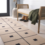 Safavieh Martha Stewart 300 2'-3" x 8'-0" Rug in Beige / Black