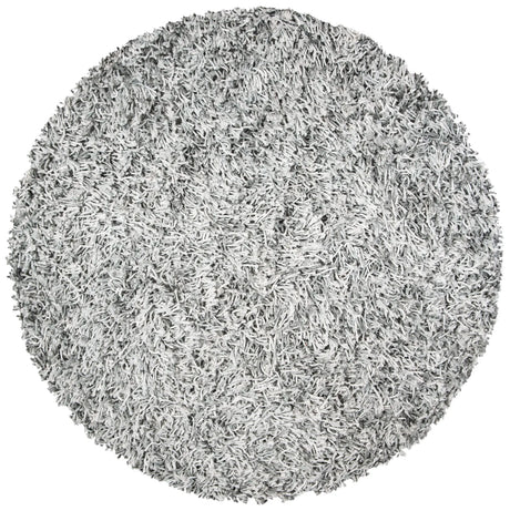 Safavieh Rio Shag 6'-0" x 6'-0" Rug in Grey / Ivory