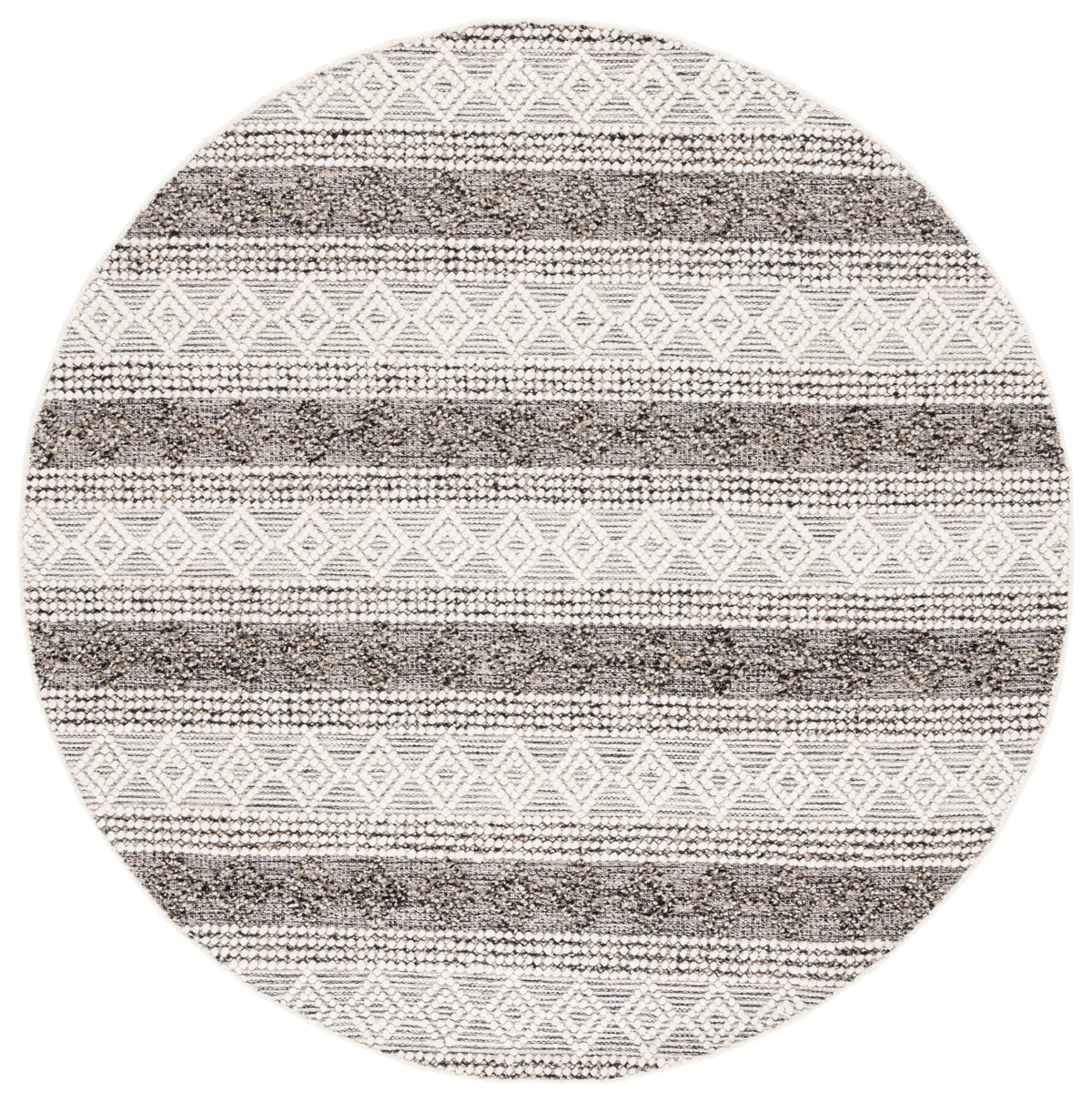 Safavieh Natura 6'-0" x 6'-0" Rug in Ivory / Black