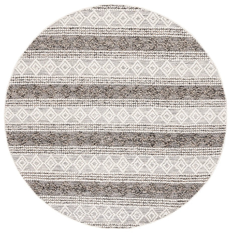 Safavieh Natura 6'-0" x 6'-0" Rug in Ivory / Black