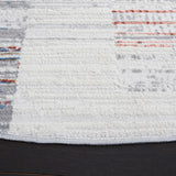 Safavieh Shivan 100 6'-7" x 6'-7" Rug in Ivory / Rust