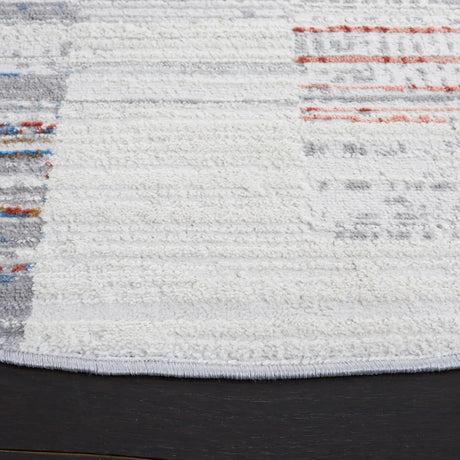 Safavieh Shivan 100 6'-7" x 6'-7" Rug in Ivory / Rust