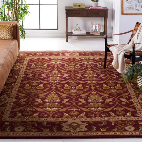 Safavieh Antiquity 9'-6" x 13'-6" Rug in Wine / Gold
