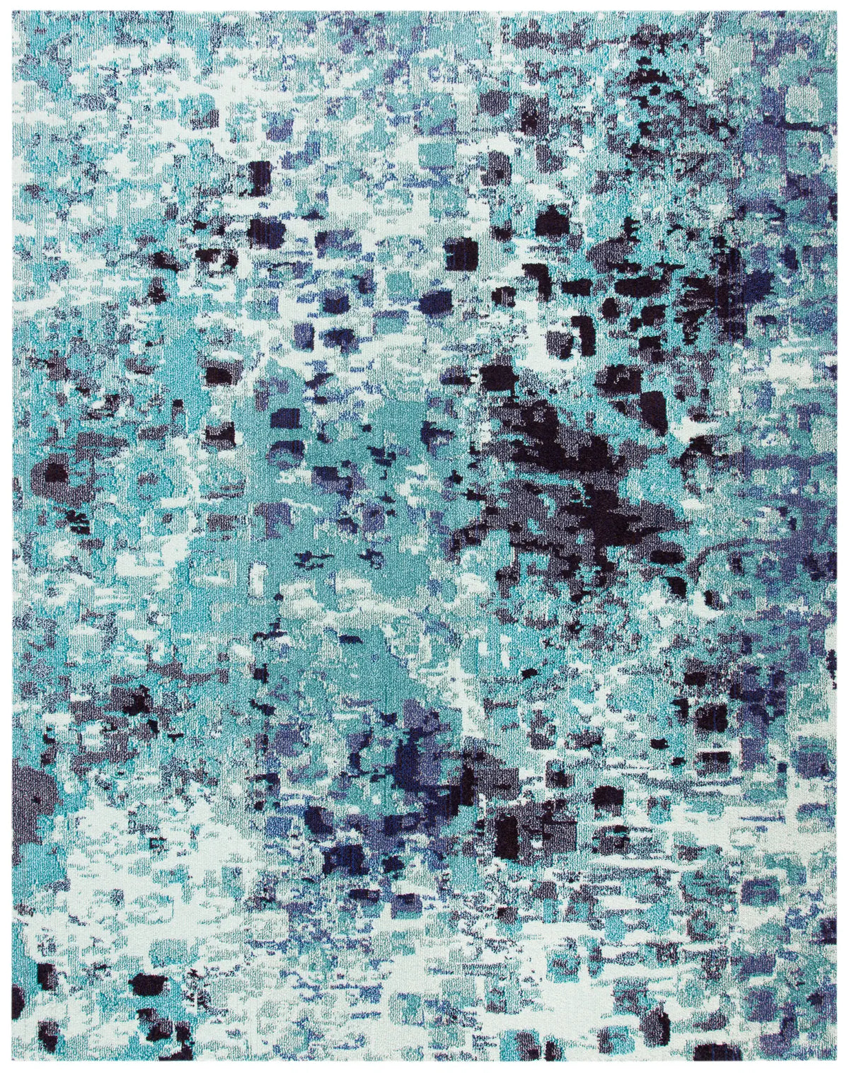 Safavieh Madison 10'-0" x 14'-0" Rug in Turquoise / Navy