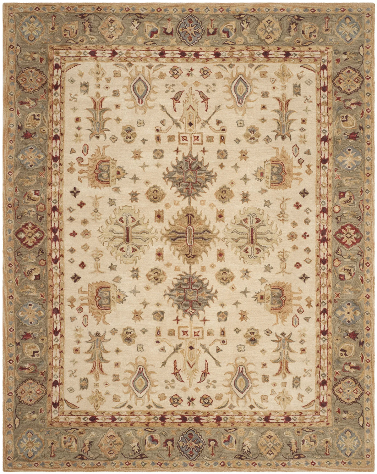 Safavieh Anatolia 9'-6" x 13'-6" Rug in Ivory