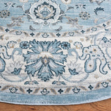 Safavieh Isabella 5'-3" x 5'-3" Rug in Light Blue / Cream