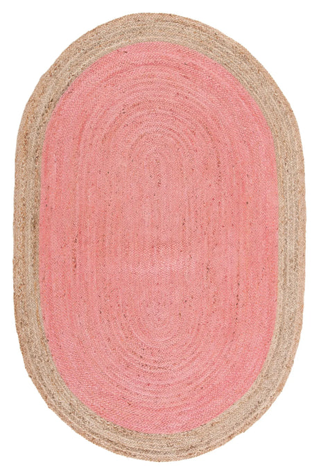 Safavieh Natural Fiber 5'-0" x 8'-0" Rug in Pink / Natural